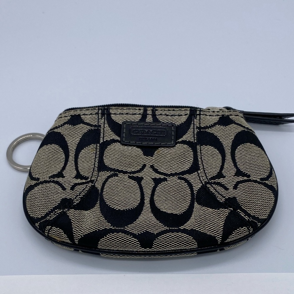 Coach Signature Key Chain Coin Purse
